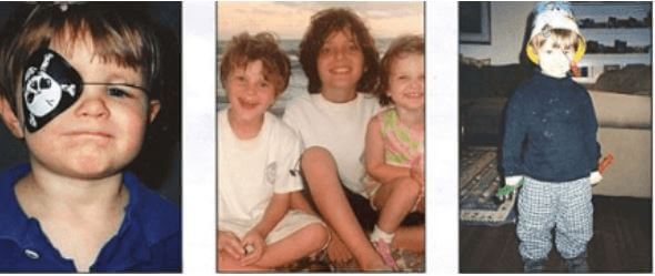 Michael Tahan’s children, Charlie, Willie, and Daisy Tahan.